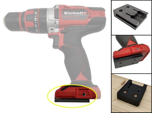 Gerätehalter für Einhell 18V Power X-Change Maschinen - Maschinenhalter Doppelpack