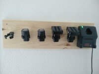 Akkuhalter für Bosch Professional 12V und 10,8V Steckakkus 4x Akkuhalter