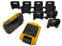 Akkuhalter für DEWALT XR 18V und 20V Akkus - 1x Trio Akkuhalter